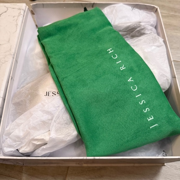 Jessica Rich Gold and Clear Fancy Stiletto Heels, Women’s Size 37/ US 7 - Picture 2 of 8